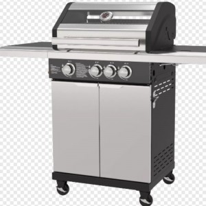Tiệc nướng nướng không có kẹo nướng trên lò nướng trên sàn nhà tiệc BBQ nướng với xe bọc bánh
