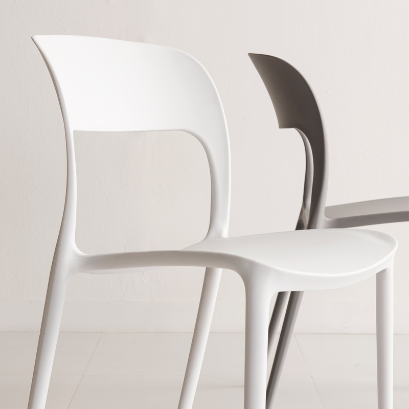 Vừa mới chất lượng cao và màu mè Pp Ghế nhựa đề cao Back Rustic cửa trắng Cửa trước nhà hàng đấu vật chất dẻo Nhà hàng đầu